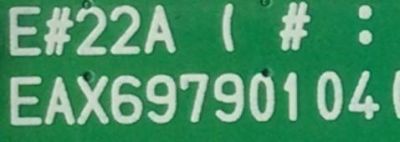 MAIN PARA TV LG / NUMERO DE PARTE EBT66918408 / EAX69790104(1.1) / PANEL AC550AQY AQA1 / MODELO OLED55A2PUA.DUSQLJR	 - Imagen 2